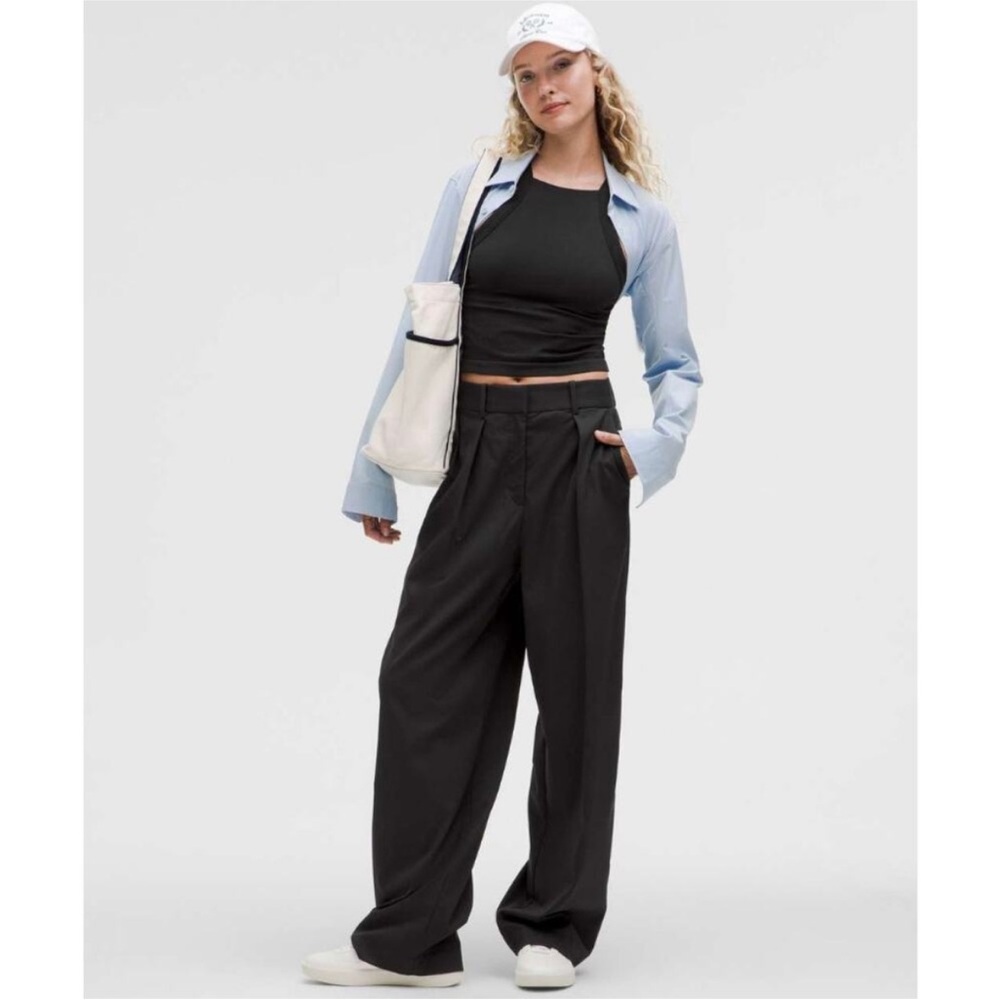 lululemon athletica Black Wide Leg Pants
